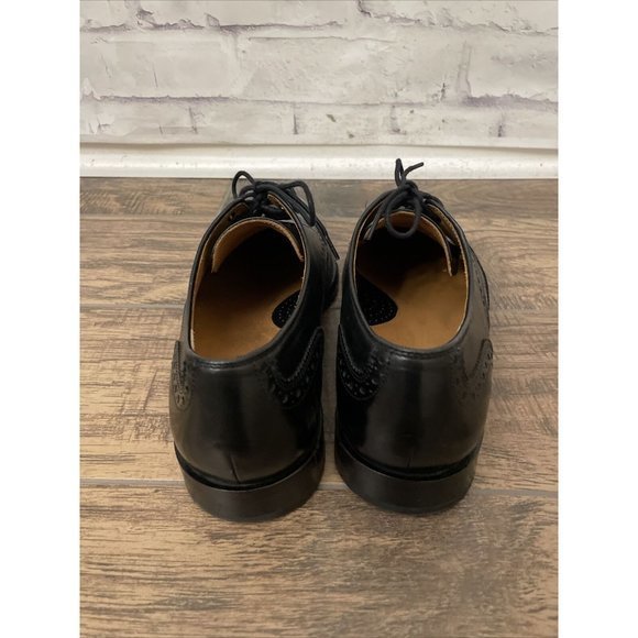 Cole Haan Gramercy Derby Wigtip Ox shoes 8D Old Money C29552 Black Grand 360 - Picture 4 of 12